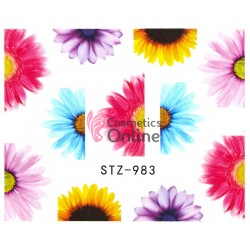 Stickere cu Apa pentru unghii cod STZ983 - Fluturi